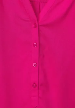 Bluse In Unifarbe