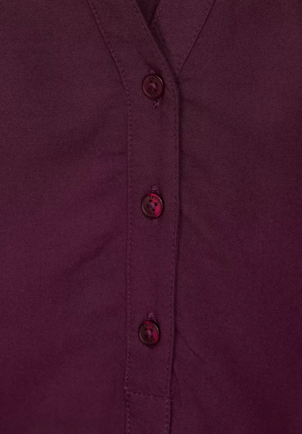 Bluse In Unifarbe