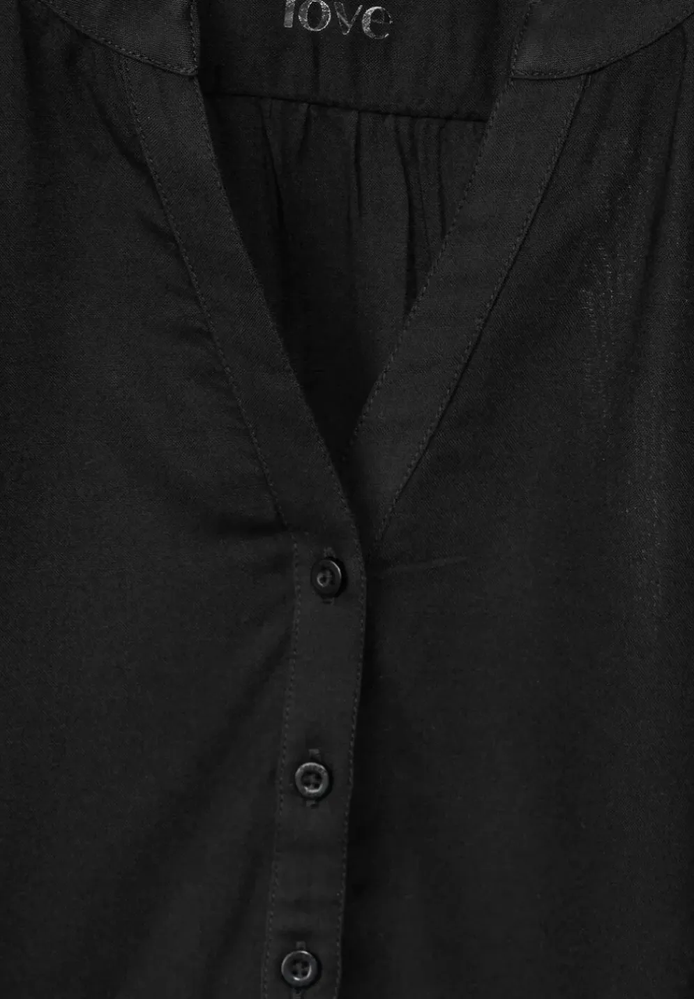 Bluse In Unifarbe
