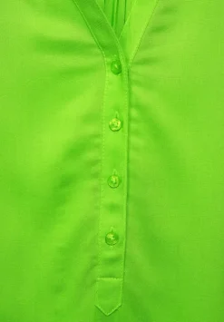 Bluse In Unifarbe