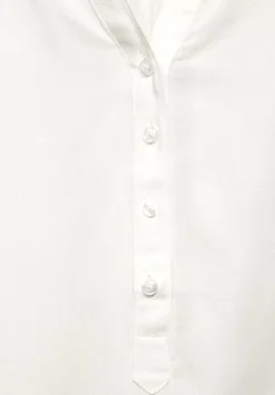 Bluse In Unifarbe