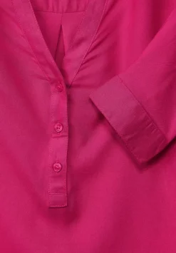 Bluse In Unifarbe