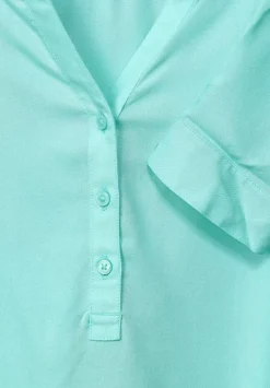 Bluse In Unifarbe
