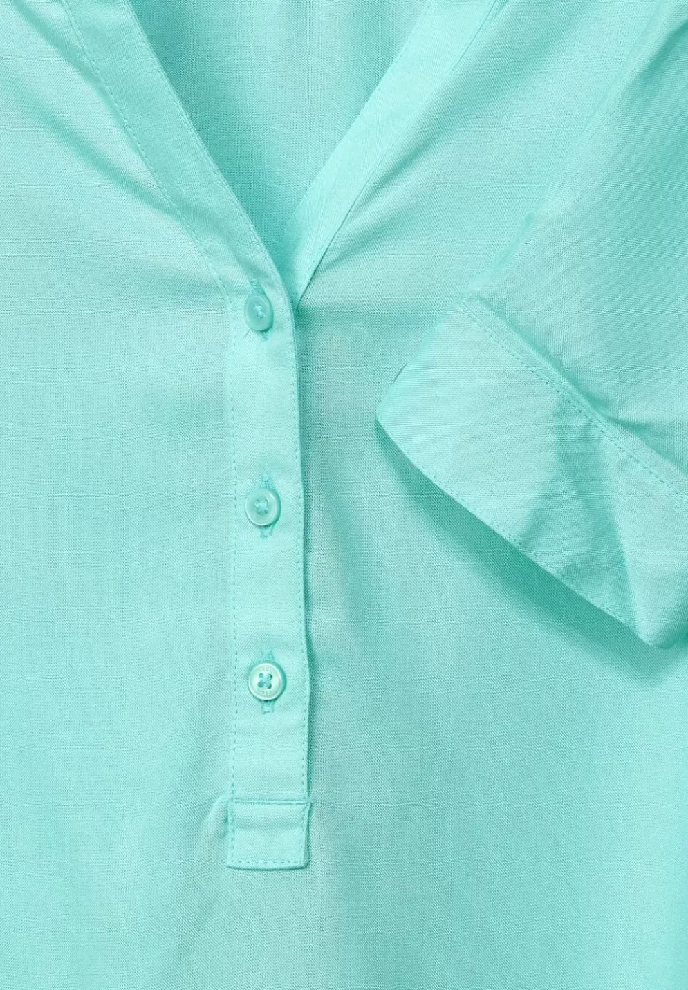 Bluse In Unifarbe