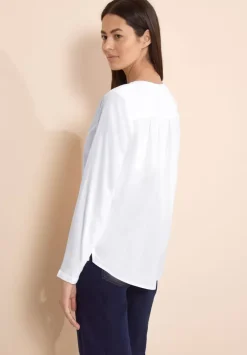 Bluse In Unifarbe