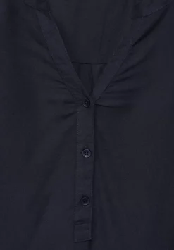Bluse In Unifarbe