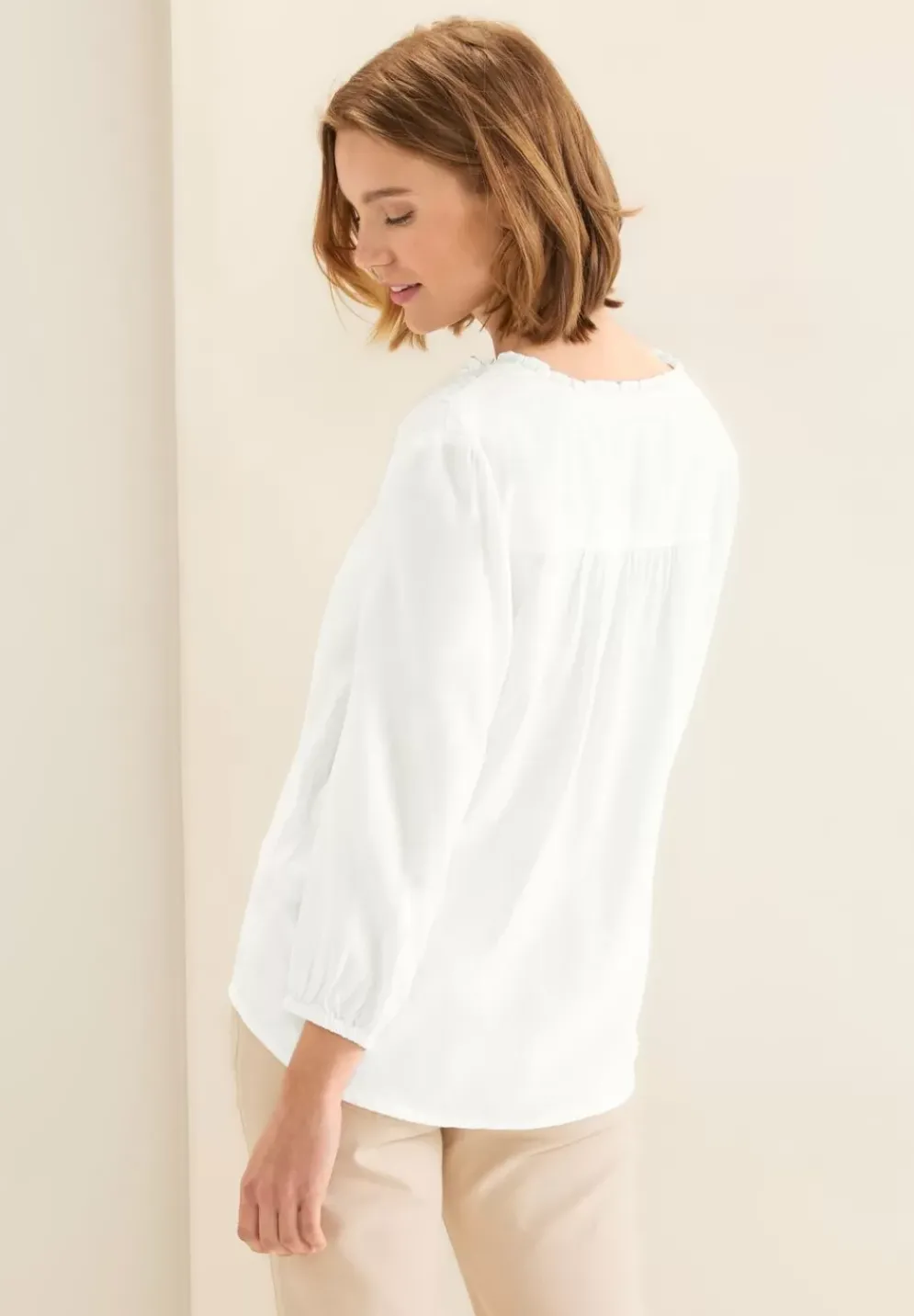 Bluse Mit 3/4 Armel