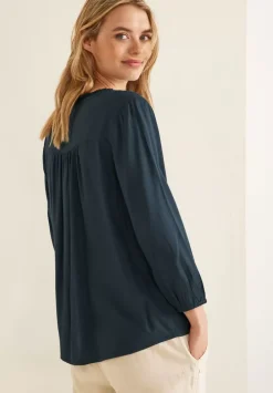 Bluse Mit 3/4 Armel