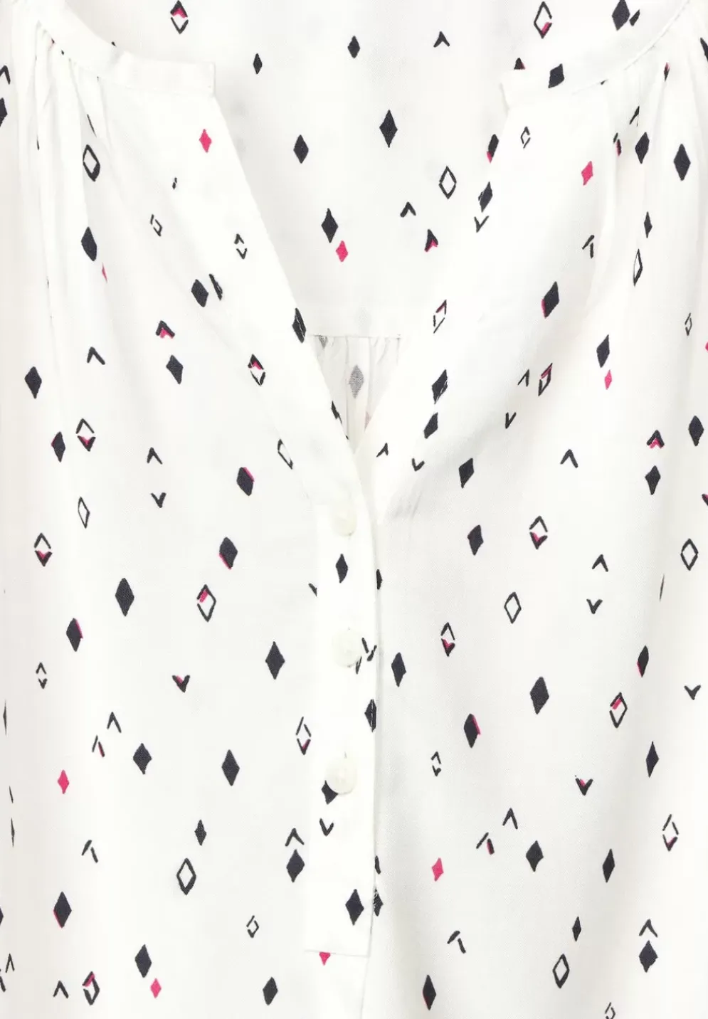Bluse Mit Allover Print
