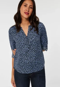 Bluse Mit Allover Print