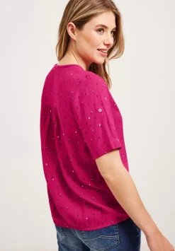 Bluse Mit Allover Print