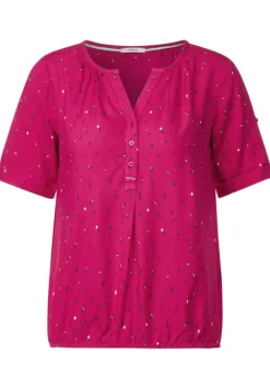 Bluse Mit Allover Print