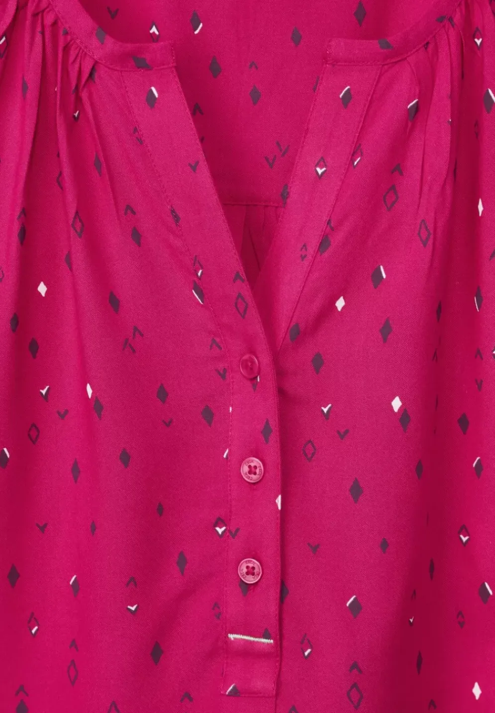 Bluse Mit Allover Print