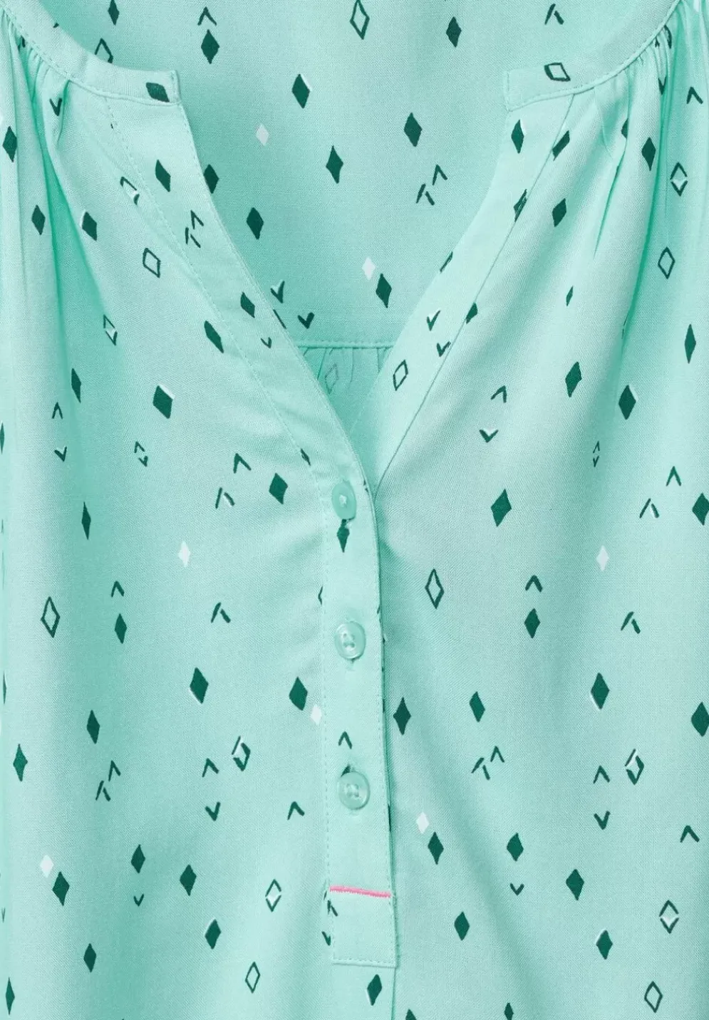 Bluse Mit Allover Print