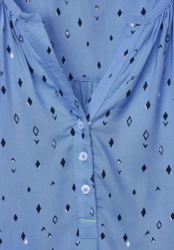 Bluse Mit Allover Print