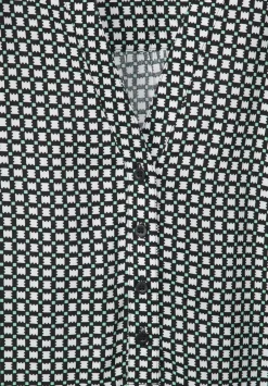 Bluse Mit Allover Print