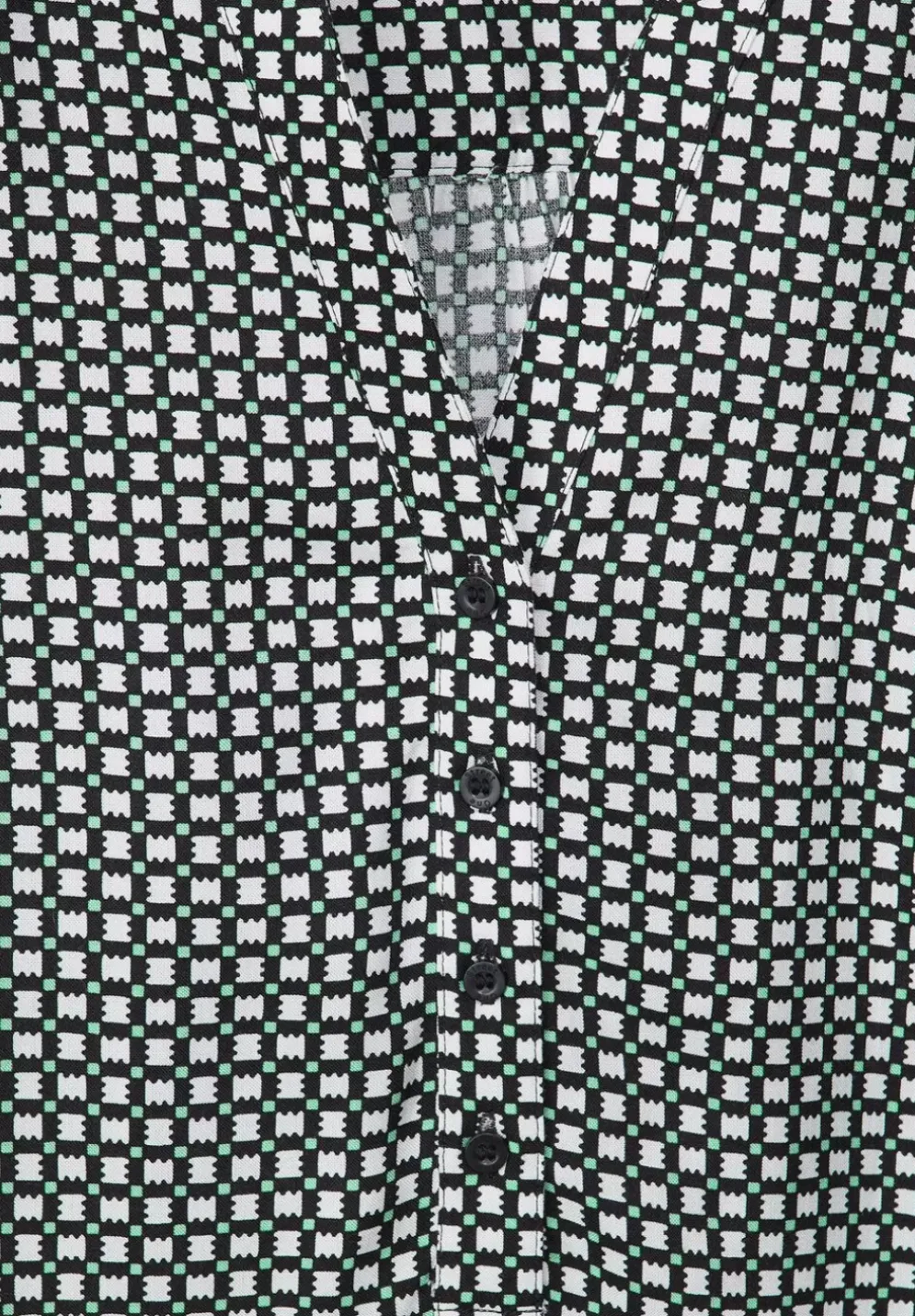 Bluse Mit Allover Print