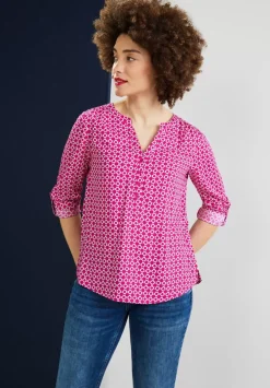 Bluse Mit Alloverprint