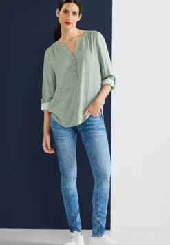Bluse Mit Alloverprint