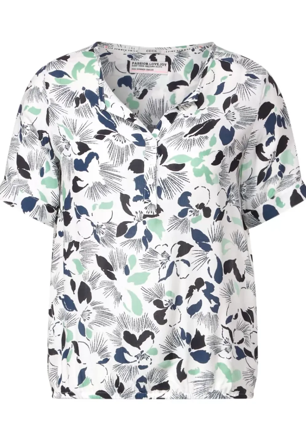 Bluse Mit Blumenmuster
