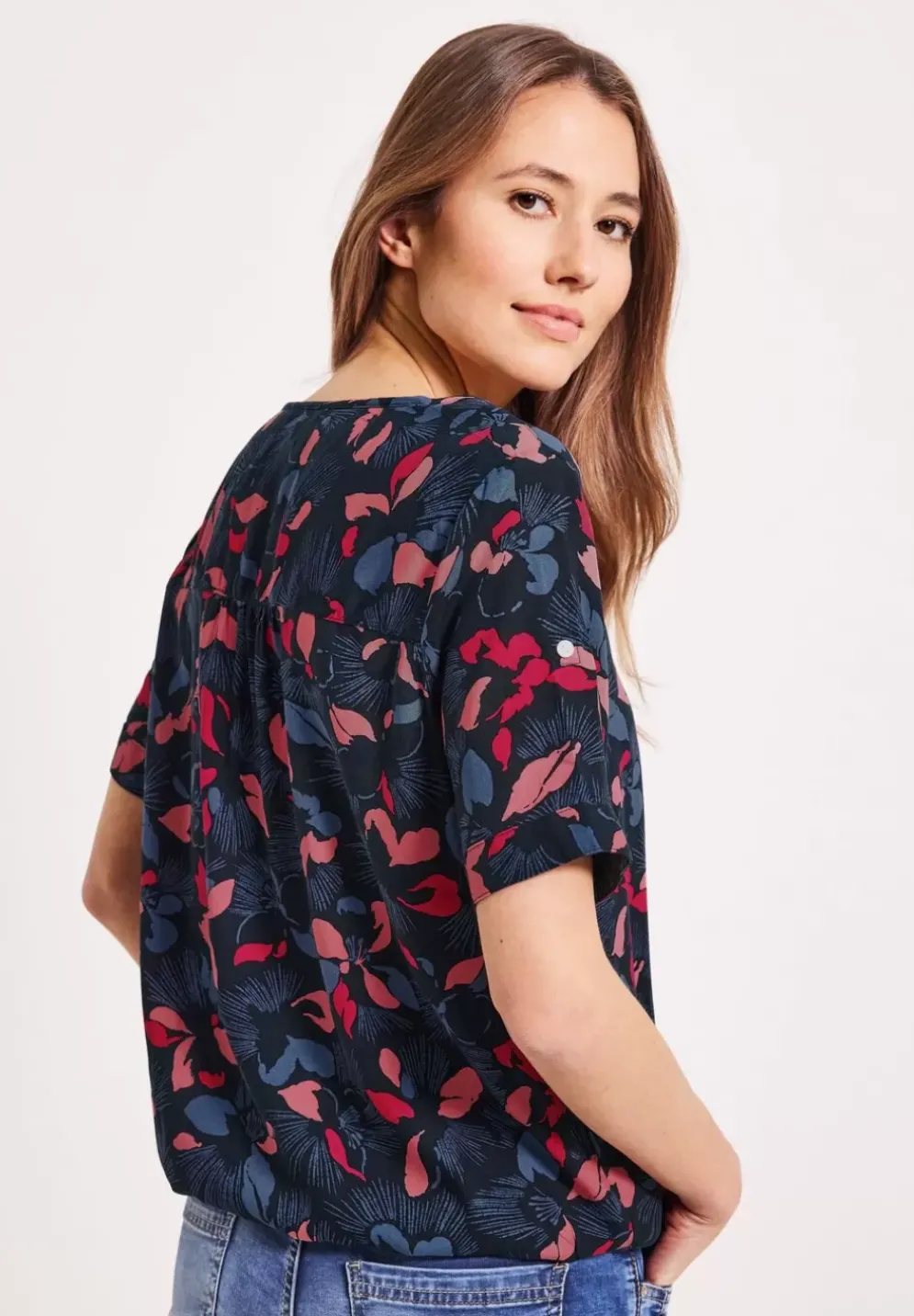 Bluse Mit Blumenmuster