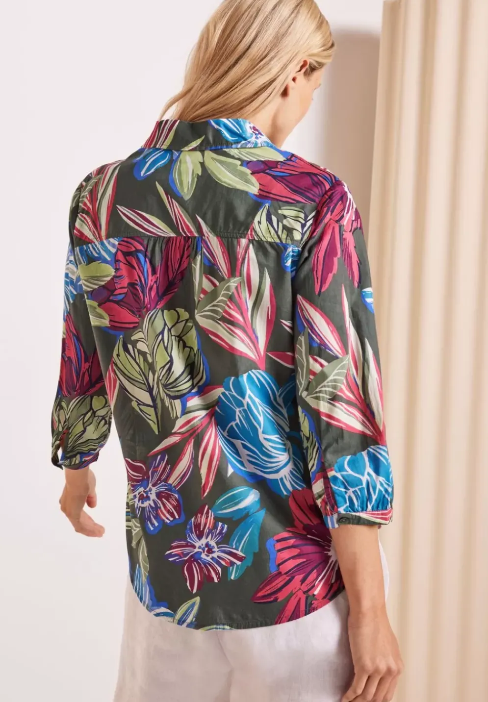Bluse Mit Blumenprint