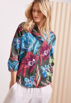 Bluse Mit Blumenprint