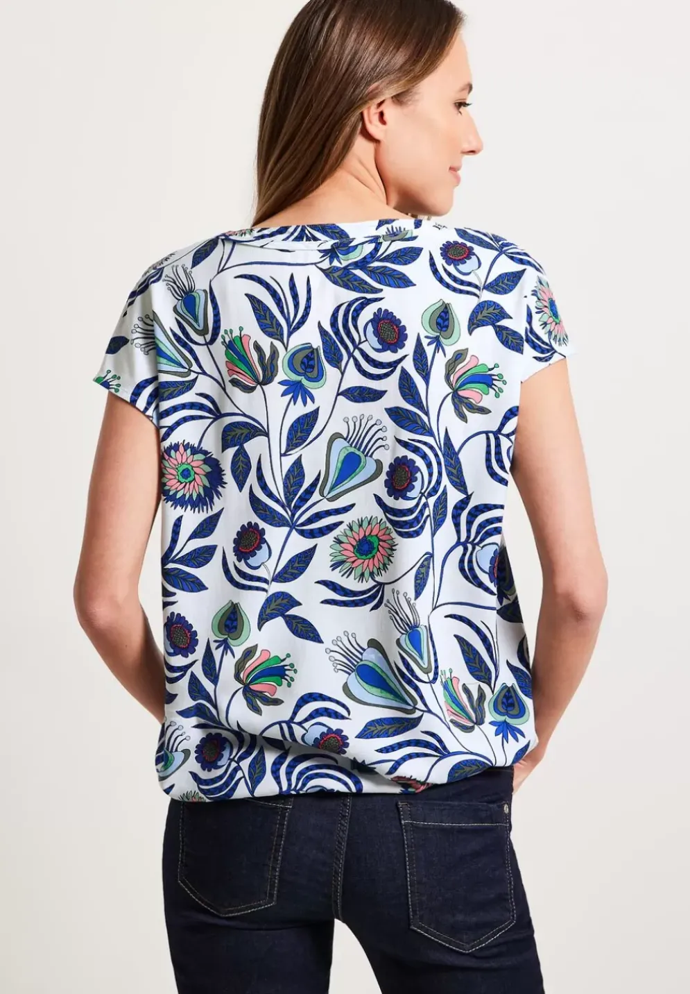 Bluse Mit Blumenprint