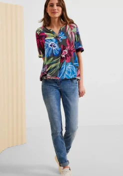 Bluse Mit Blumenprint
