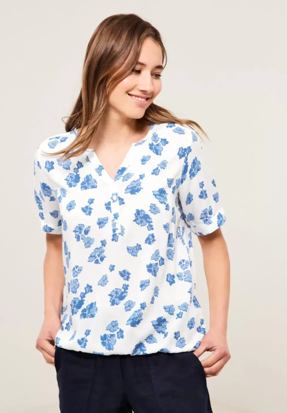 Bluse Mit Blumenprint