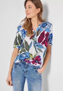 Bluse Mit Blumenprint