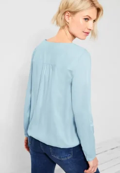 Bluse Mit Elastiksaum
