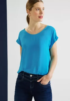 Bluse Mit Elastiksaum