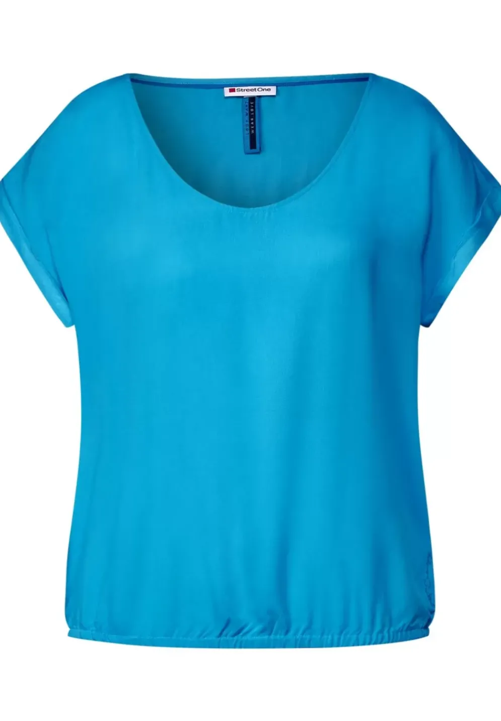 Bluse Mit Elastiksaum