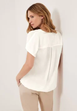Bluse Mit Elastiksaum