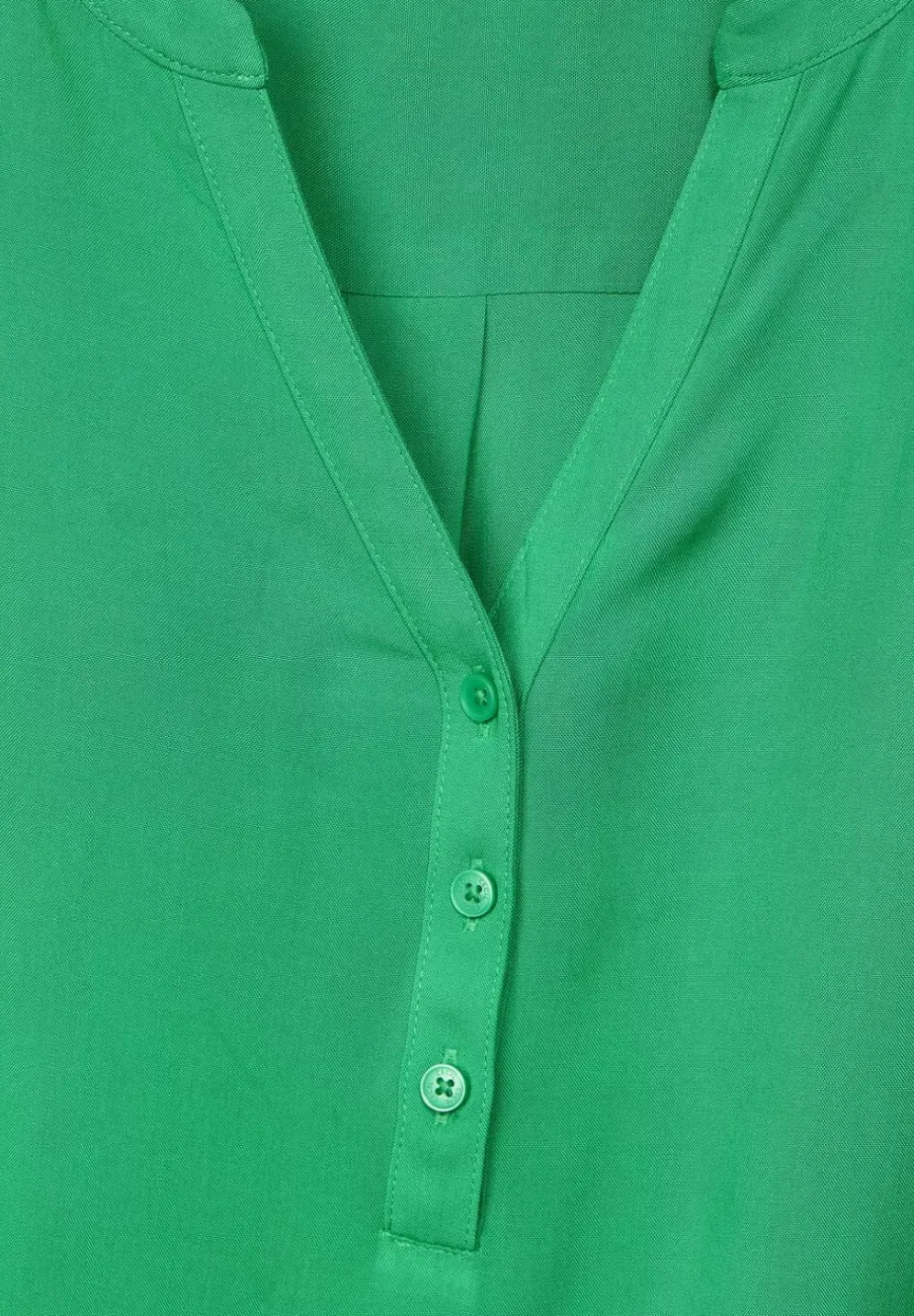 Bluse Mit Elastiksaum