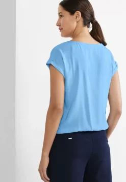 Bluse Mit Elastiksaum