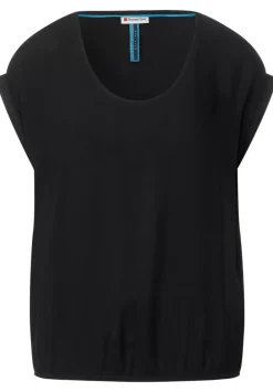 Bluse Mit Elastiksaum