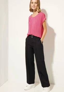 Bluse Mit Elastiksaum
