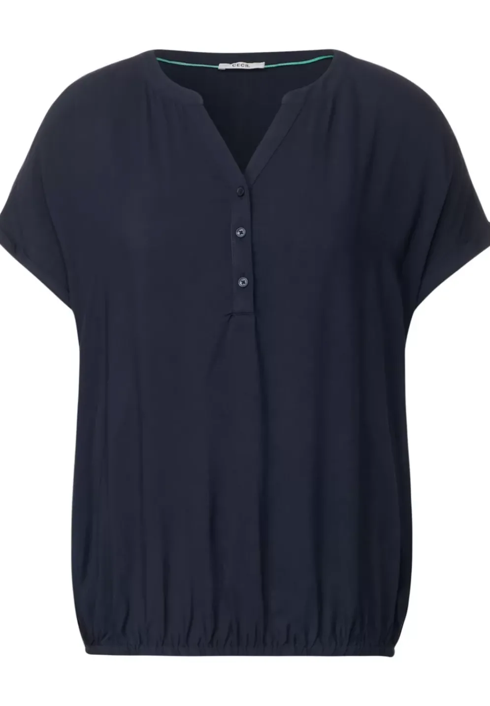 Bluse Mit Elastiksaum