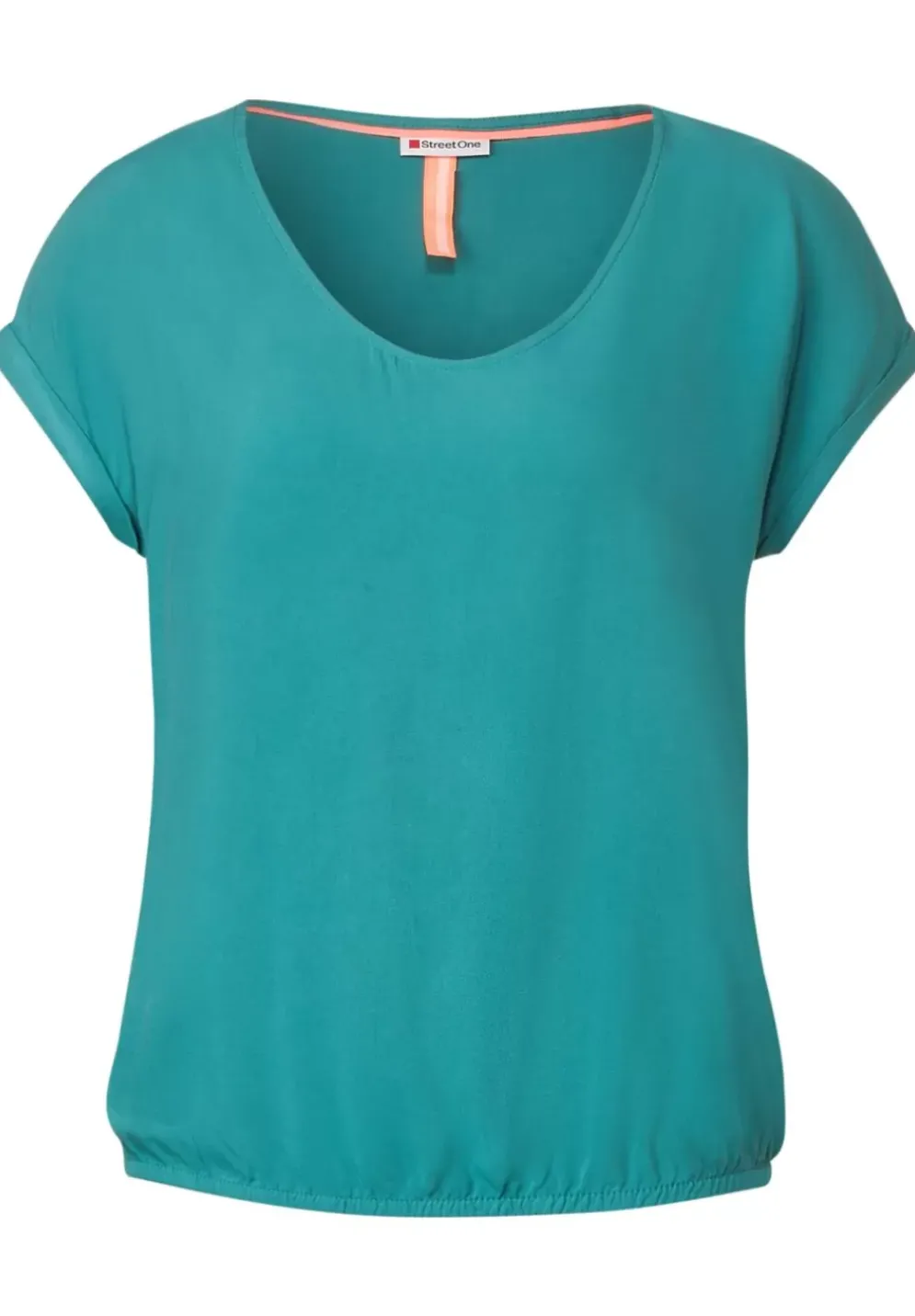 Bluse Mit Elastiksaum