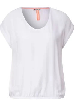 Bluse Mit Elastiksaum