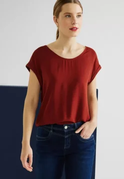 Bluse Mit Elastiksaum