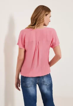Bluse Mit Elastiksaum