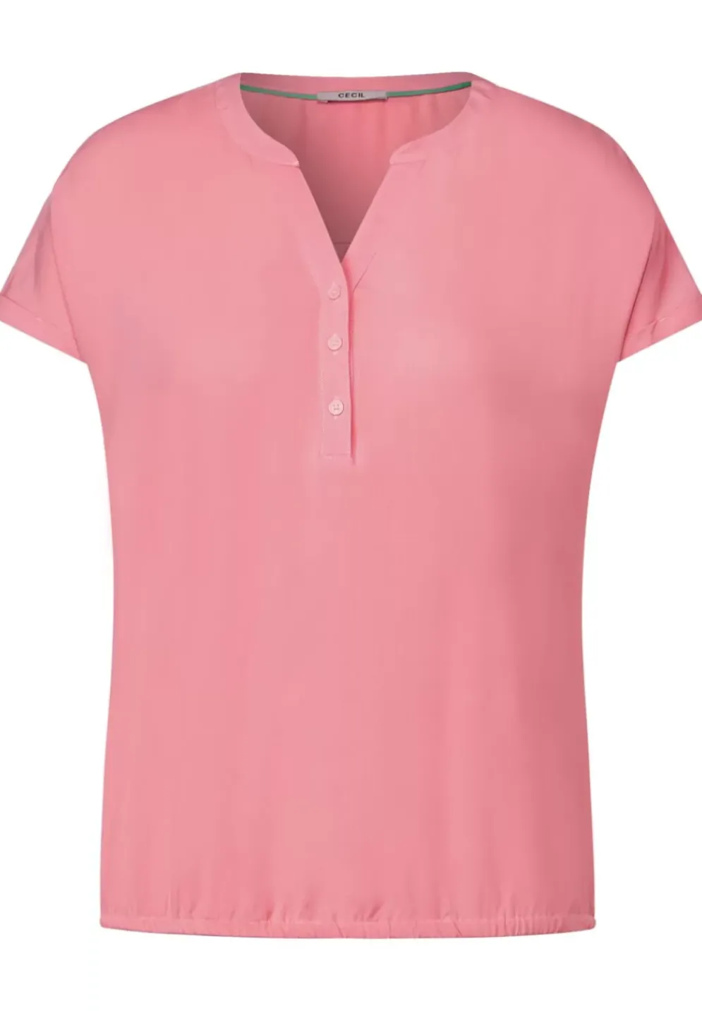 Bluse Mit Elastiksaum