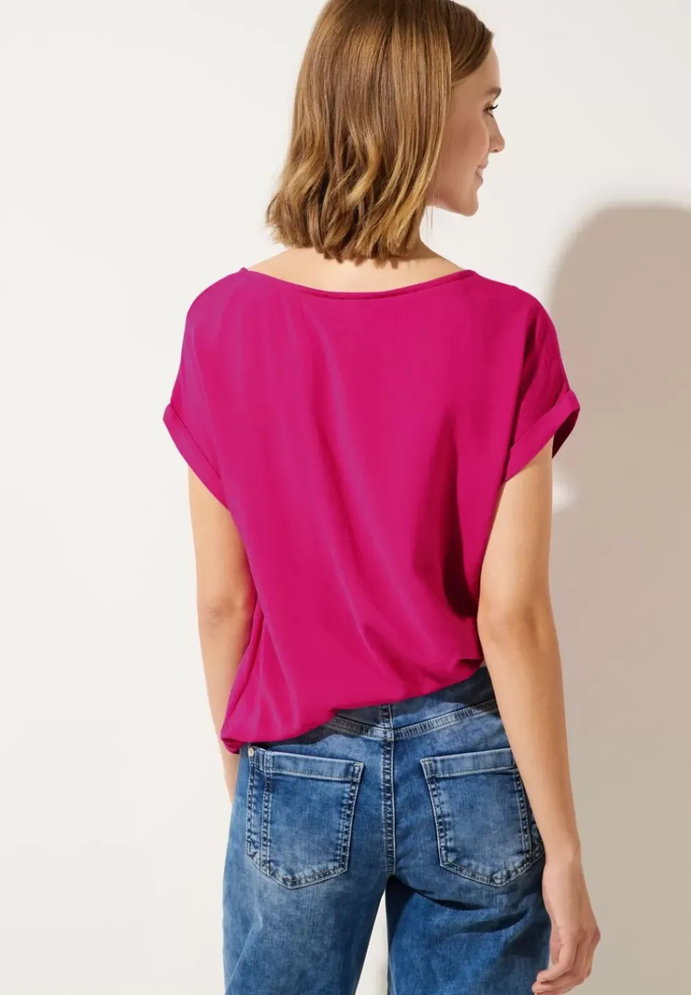 Bluse Mit Elastiksaum