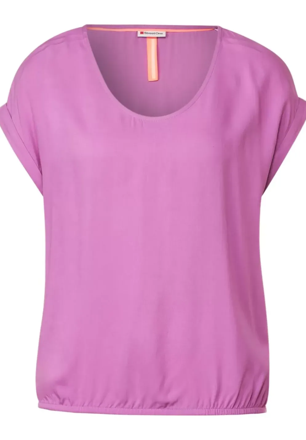 Bluse Mit Elastiksaum