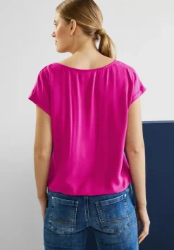 Bluse Mit Elastiksaum