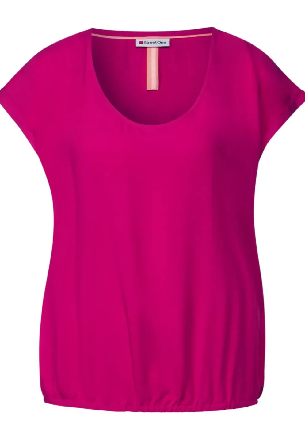 Bluse Mit Elastiksaum
