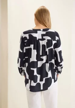 Bluse Mit Grafischem Print